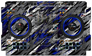 Pioneer DJ DDJ FLX10 Skin Sparkasm Blue